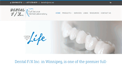 Desktop Screenshot of dentalfx.ca